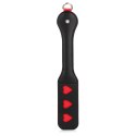 Hearts Paddle with Metal Anal Plug Hearts Paddle with Metal Anal Plug