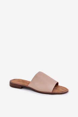 Sandał Klapki Model Cerise 23SD35-5809 Beige - Step in style Step in style