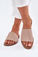 Sandał Klapki Model Cerise 23SD35-5809 Beige - Step in style Step in style Sandał Klapki Model Cerise 23SD35-5809 Beige - Step in style Step in style