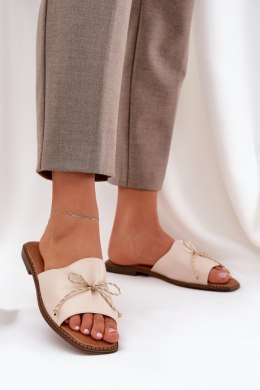 Sandał Klapki Model Deonelis M509 Beige - Step in style Step in style