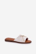 Sandał Klapki Model Deonelis M509 White - Step in style Step in style Sandał Klapki Model Deonelis M509 White - Step in style Step in style