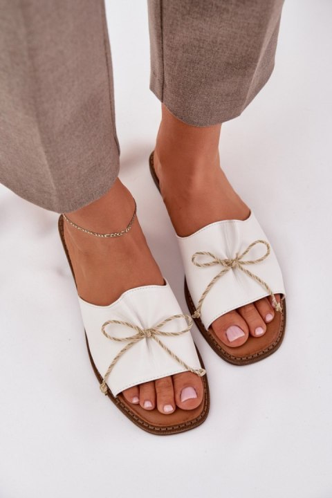 Sandał Klapki Model Deonelis M509 White - Step in style Step in style Sandał Klapki Model Deonelis M509 White - Step in style Step in style