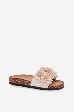 Sandał Klapki Model Ferenza 25SD21-8319 Beige - Step in style Step in style
