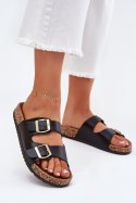 Sandał Klapki Model Iskira 25SD21-8323 Black - Step in style Step in style Sandał Klapki Model Iskira 25SD21-8323 Black - Step in style Step in style