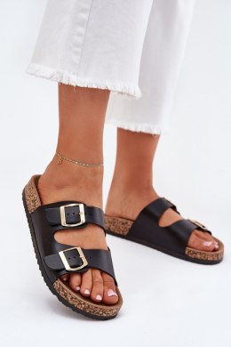 Sandał Klapki Model Iskira 25SD21-8323 Black - Step in style Step in style