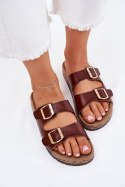 Sandał Klapki Model Iskira 25SD21-8323 Brown - Step in style Step in style Sandał Klapki Model Iskira 25SD21-8323 Brown - Step in style Step in style