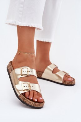 Sandał Klapki Model Iskira 25SD21-8323 Gold - Step in style Step in style