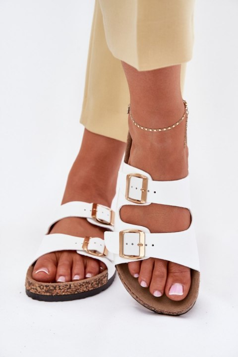 Sandał Klapki Model Iskira 25SD21-8323 White - Step in style Step in style Sandał Klapki Model Iskira 25SD21-8323 White - Step in style Step in style
