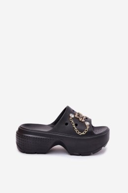 Sandał Klapki Model Ivoriel M567 Black - Step in style Step in style