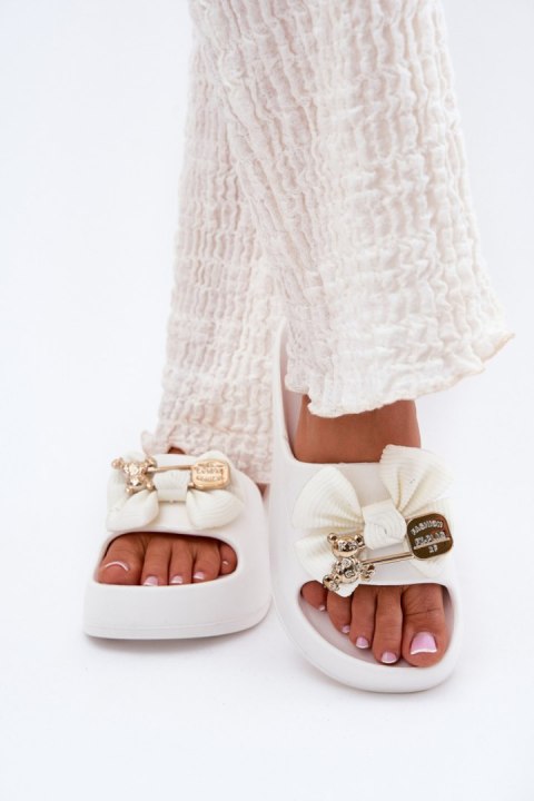 Sandał Klapki Model Marlize M560 White - Step in style Step in style Sandał Klapki Model Marlize M560 White - Step in style Step in style