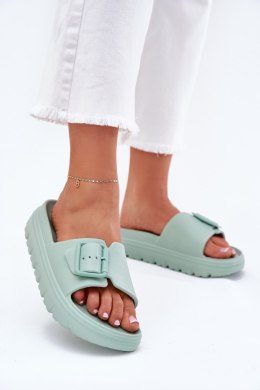 Sandał Klapki Model Viasara 25SD97-8800 Green - Step in style Step in style