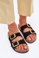 Sandał Klapki Model Vorella 25SD21-8330 Black - Step in style Step in style Sandał Klapki Model Vorella 25SD21-8330 Black - Step in style Step in style