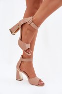 Sandały Model Rosazara 24SD35-6815 Nude - Step in style Step in style Sandały Model Rosazara 24SD35-6815 Nude - Step in style Step in style