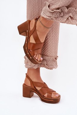 Sandały Model Zazoo 1081 Brown - Step in style Step in style