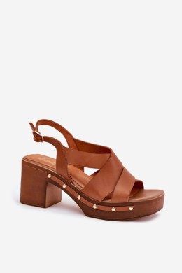 Sandały Model Zazoo 1081 Brown - Step in style Step in style