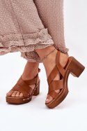 Sandały Model Zazoo 1081 Brown - Step in style Step in style Sandały Model Zazoo 1081 Brown - Step in style Step in style