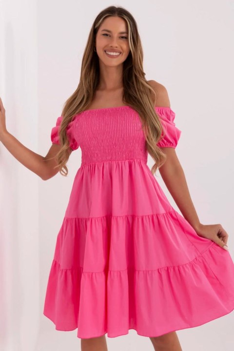 Sukienka Model MI-SK-A2561.89 Dark Pink - Italy Moda Italy Moda Sukienka Model MI-SK-A2561.89 Dark Pink - Italy Moda Italy Moda