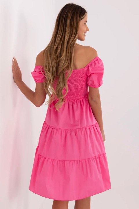 Sukienka Model MI-SK-A2561.89 Dark Pink - Italy Moda Italy Moda Sukienka Model MI-SK-A2561.89 Dark Pink - Italy Moda Italy Moda