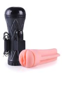 Sztuczna pochwa z wibracjami masturbator latarka Sztuczna pochwa z wibracjami masturbator latarka