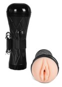 Sztuczna pochwa z wibracjami masturbator latarka Sztuczna pochwa z wibracjami masturbator latarka