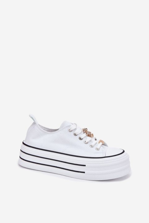 Trampki Model Fiorina 890-4B White - Step in style Step in style Trampki Model Fiorina 890-4B White - Step in style Step in style