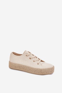 Trampki Model Princa C-668 Beige - Step in style Step in style