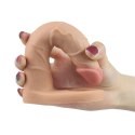 Gumowy strap-on sztuczny penis sex analny 17,5 cm