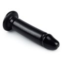 Czarny lateksowy penis dildo giętki z przyssawką Czarny lateksowy penis dildo giętki z przyssawką