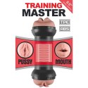 Masturbator z dwoma końcówkami mięciutki 20 cm