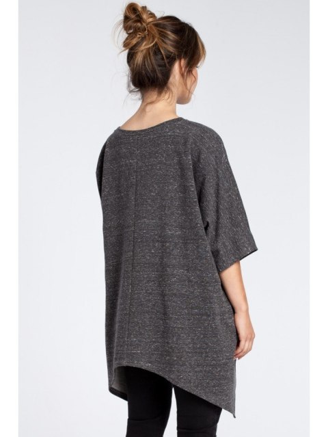 B034 Asymetryczna bluza oversize B034 Asymetryczna bluza oversize