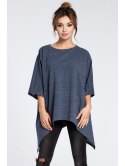B034 Asymetryczna bluza oversize B034 Asymetryczna bluza oversize