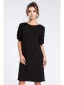 B035 Elegancka sukienka midi z falbankami B035 Elegancka sukienka midi z falbankami