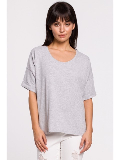 B147 T-shirt oversize z okrągłym dekoltem B147 T-shirt oversize z okrągłym dekoltem