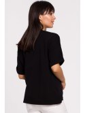 B147 T-shirt oversize z okrągłym dekoltem B147 T-shirt oversize z okrągłym dekoltem