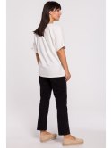 B147 T-shirt oversize z okrągłym dekoltem B147 T-shirt oversize z okrągłym dekoltem