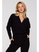 LA128 Bluza z kopertowym dekoltem LA128 Bluza z kopertowym dekoltem