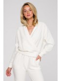 LA128 Bluza z kopertowym dekoltem LA128 Bluza z kopertowym dekoltem