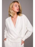 LA128 Bluza z kopertowym dekoltem LA128 Bluza z kopertowym dekoltem