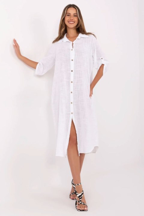 Sukienka Model TW-SK-BI-24135.81 White - Och Bella Och Bella Sukienka Model TW-SK-BI-24135.81 White - Och Bella Och Bella