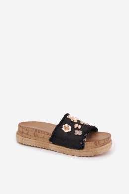 Sandał Klapki Model Rigasta M536 Black - Step in style Step in style