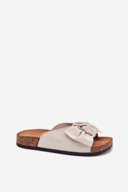 Sandał Klapki Model Seressa WD293 Beige - Step in style Step in style