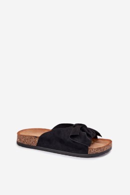Sandał Klapki Model Seressa WD293 Black - Step in style Step in style