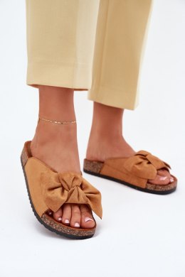 Sandał Klapki Model Seressa WD293 Camel - Step in style Step in style