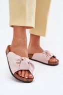 Sandał Klapki Model Seressa WD293 Light Pink - Step in style Step in style Sandał Klapki Model Seressa WD293 Light Pink - Step in style Step in style