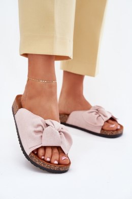 Sandał Klapki Model Seressa WD293 Light Pink - Step in style Step in style