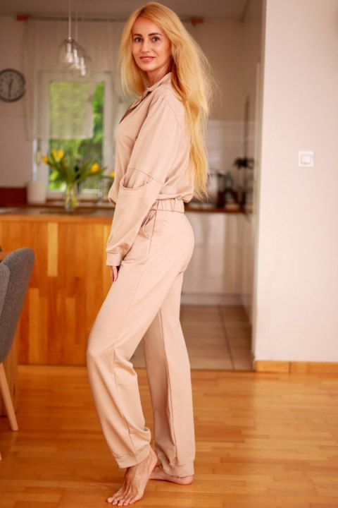 Spodnie Dres Model Fogo Beige - Mirale Mirale Spodnie Dres Model Fogo Beige - Mirale Mirale