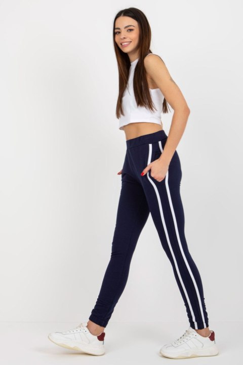 Spodnie Dresowe Model LO-DR-LK-238.22X Navy - Rue Paris Rue Paris Spodnie Dresowe Model LO-DR-LK-238.22X Navy - Rue Paris Rue Paris