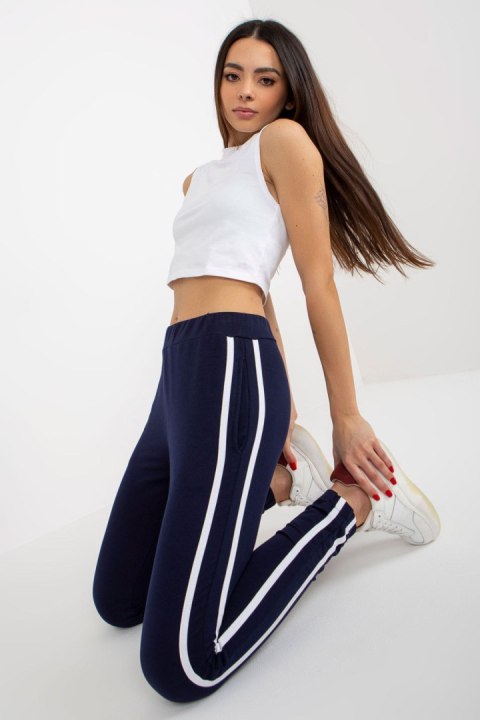 Spodnie Dresowe Model LO-DR-LK-238.22X Navy - Rue Paris Rue Paris Spodnie Dresowe Model LO-DR-LK-238.22X Navy - Rue Paris Rue Paris
