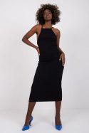 Sukienka Model RV-SK-7562.20X Black - Rue Paris Rue Paris Sukienka Model RV-SK-7562.20X Black - Rue Paris Rue Paris
