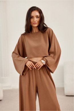 Bluzka Model Martina BRA BLU0216 Brown - Roco Fashion Roco Fashion